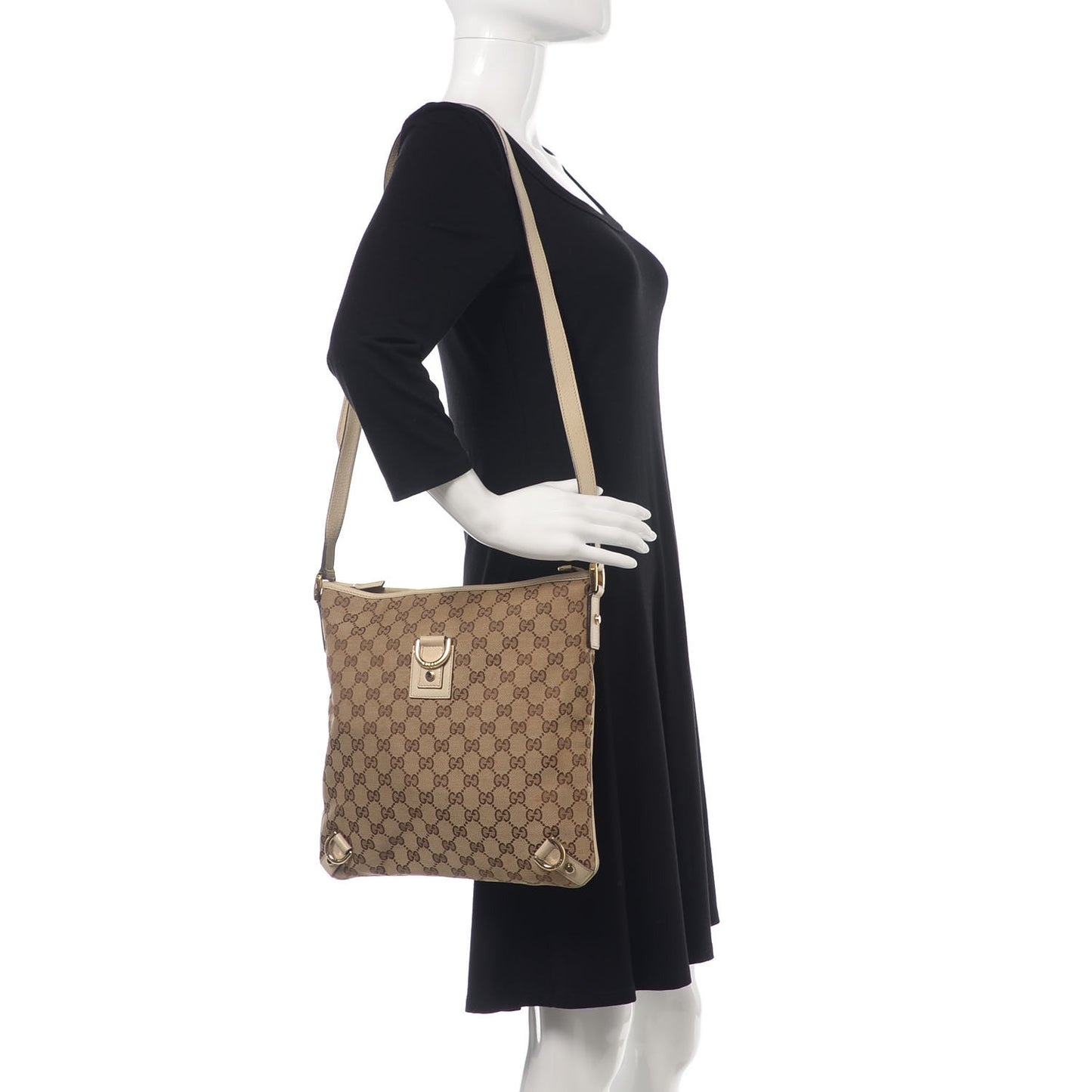 Monogram Abbey Messenger Bag Off White