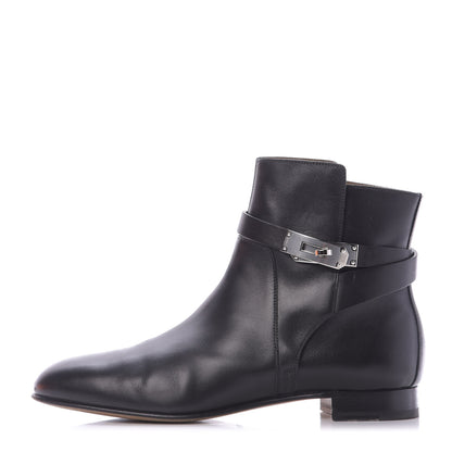 Hermes Calfskin Neo Low Boots 40 Black 1 of 15