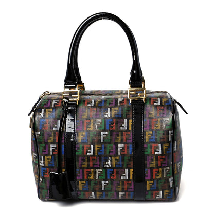 Fendi Zucchino Spalmati Vitello FF Multicolor Forever Boston Multicolor Black 1 of 11