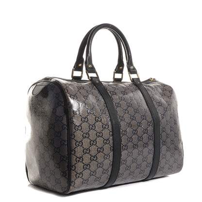 Gucci Crystal Monogram Medium Joy Boston Black 3 of 7