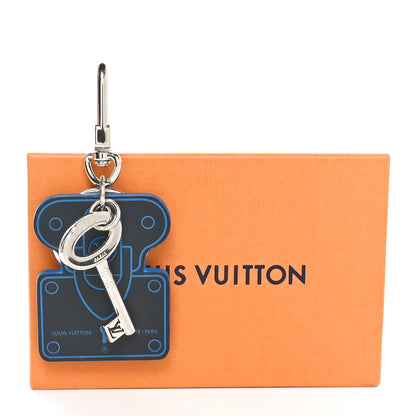 Louis Vuitton Calfskin S Lock Bag Charm Key Holder Silver 4 of 4