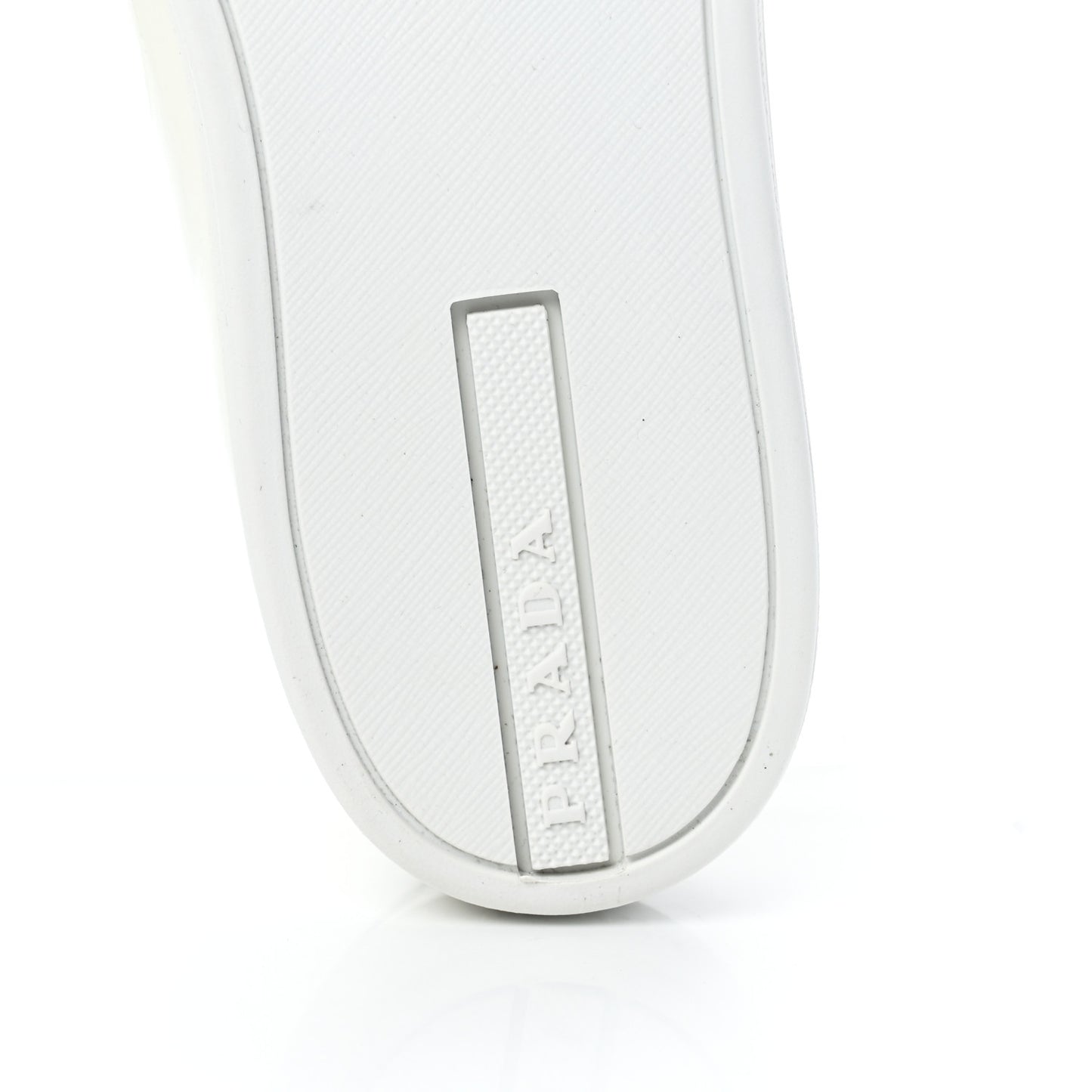 Calfskin Logo Sneakers 36 White