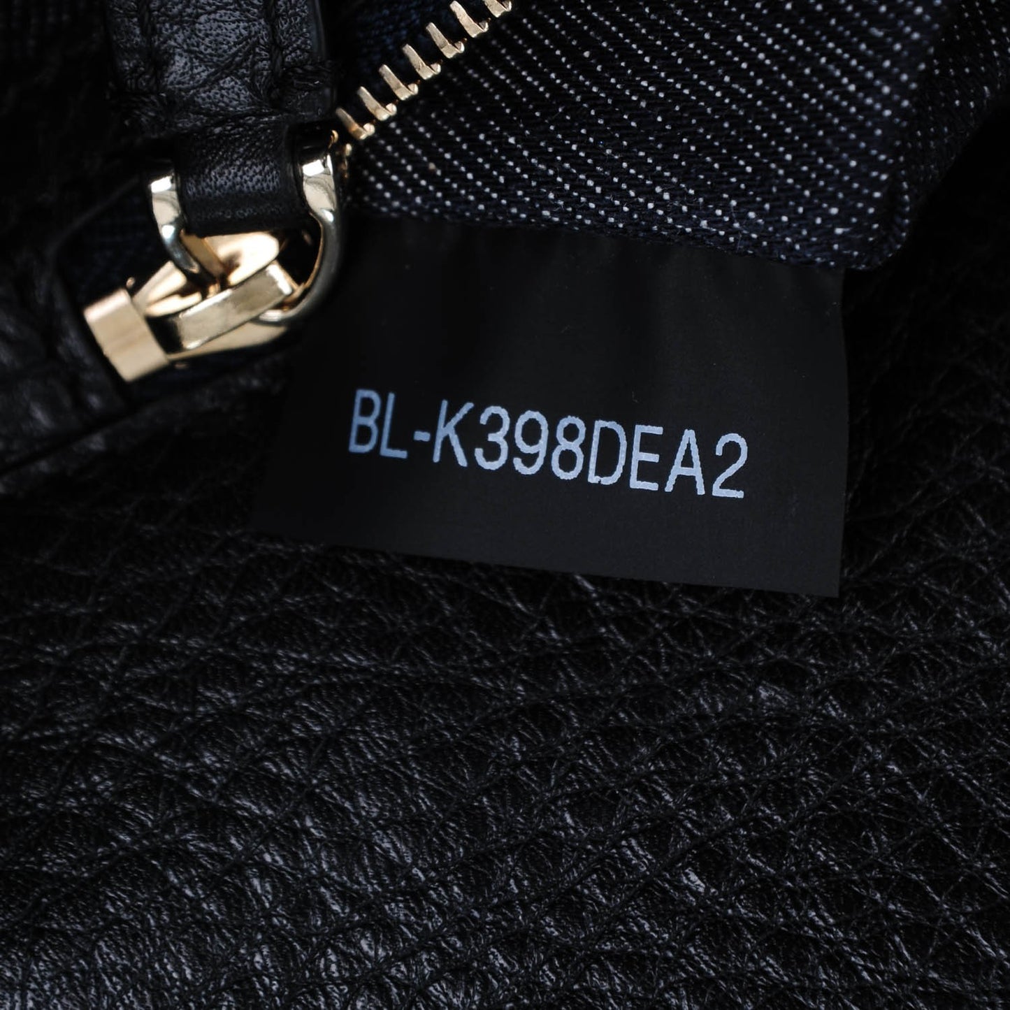 Denim Medium Glam Lock Rockstud Flap Deep Denim