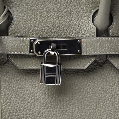 Hermes Taurillon Clemence Birkin 30 Sauge 10 of 11