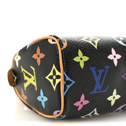 Louis Vuitton Monogram Multicolor Mini Sac HL Speedy Black 8 of 10