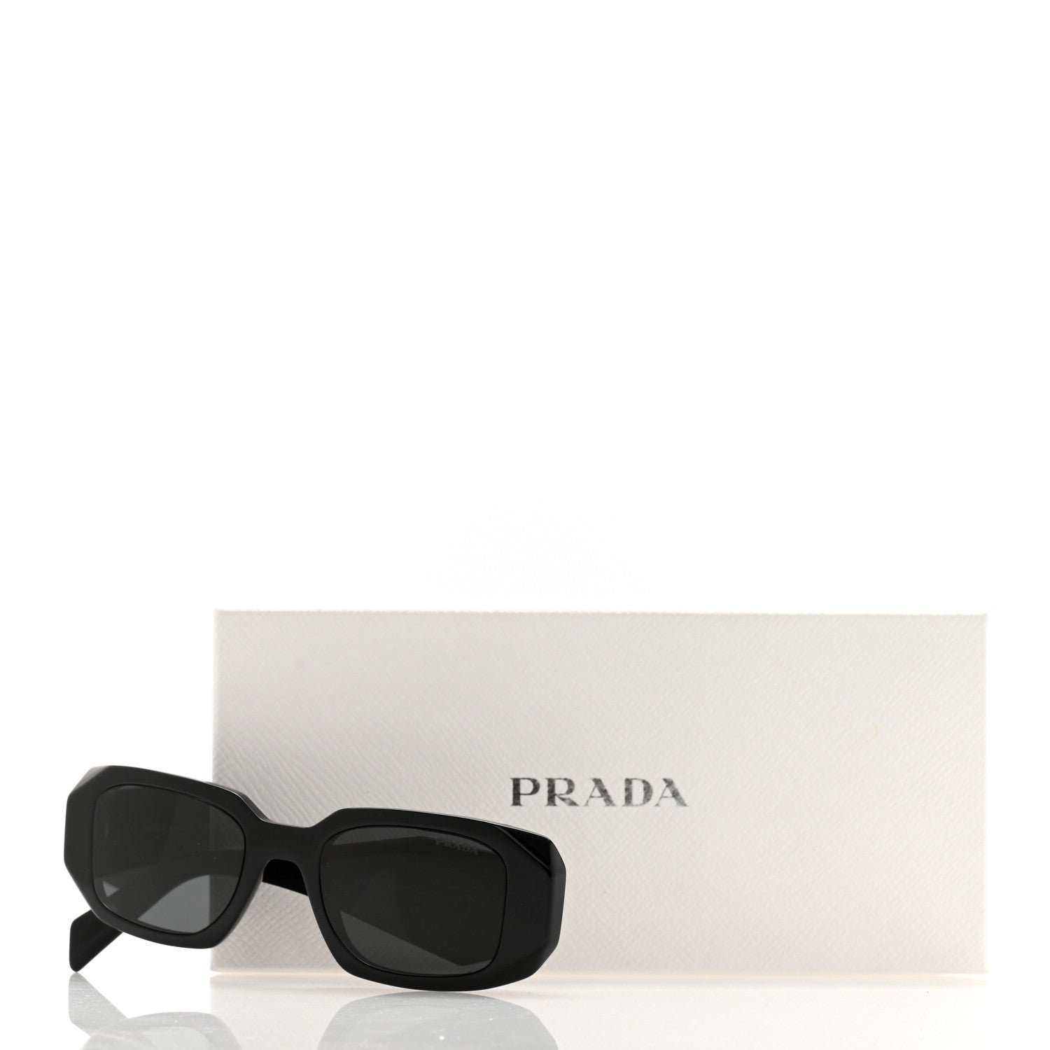 Prada Acetate Symbole Sunglasses SPR 17W Black 8 of 8