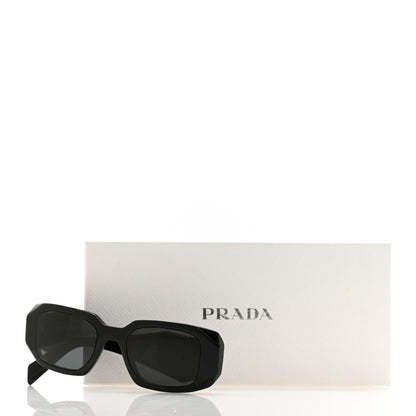Prada Acetate Symbole Sunglasses SPR 17W Black 8 of 8