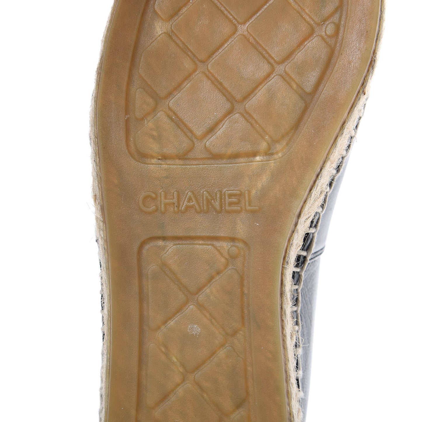 Lambskin CC Espadrilles 36 Black