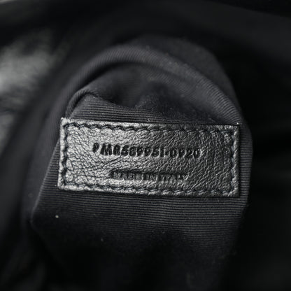 Saint Laurent Crinkled Calfskin Matelasse Monogram Medium Niki Shopper Tote Black 7 of 12