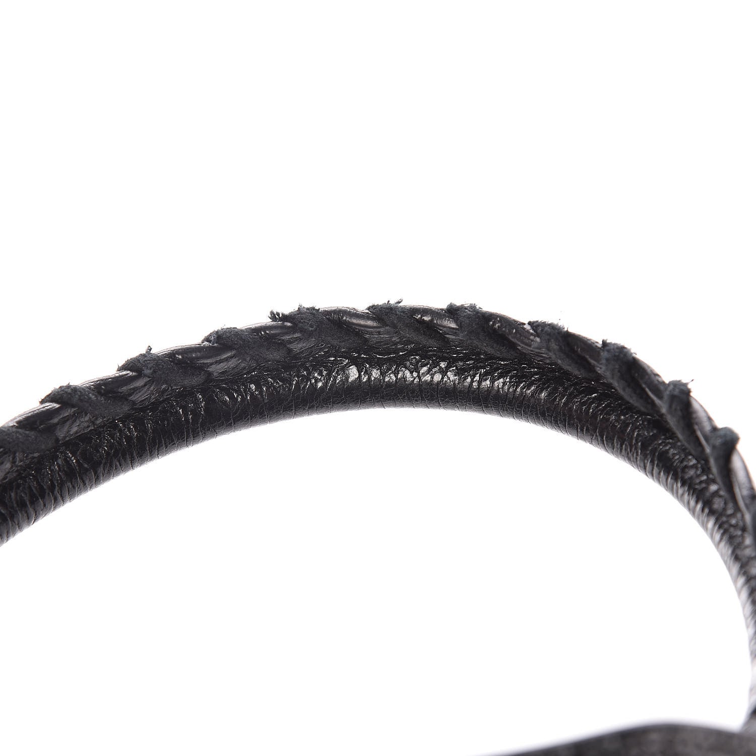 Balenciaga Agneau Classic Silver Hardware City Logo Strap Black White 11 of 11