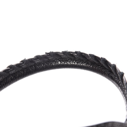 Balenciaga Agneau Classic Silver Hardware City Logo Strap Black White 11 of 11