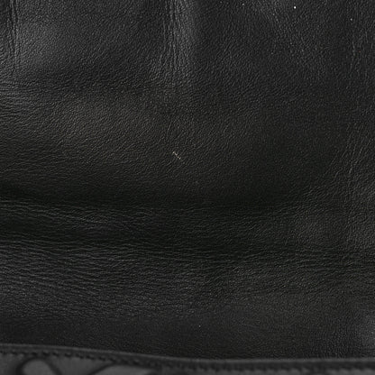 Fendi Nappa FF 1974 Embossed Large Baguette Black 7 of 9