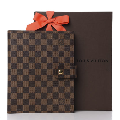 Louis Vuitton Damier Ebene Large Ring Agenda Cover 7 of 8