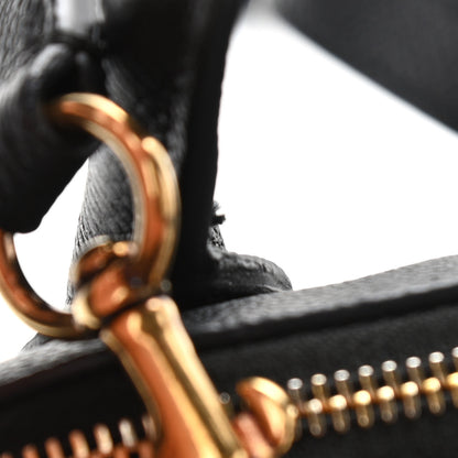 Balenciaga Signature Grained Calfskin XXS Ville Top Handle Bag Black White 12 of 13