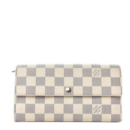 Louis Vuitton Damier Azur Sarah Wallet 1 of 9