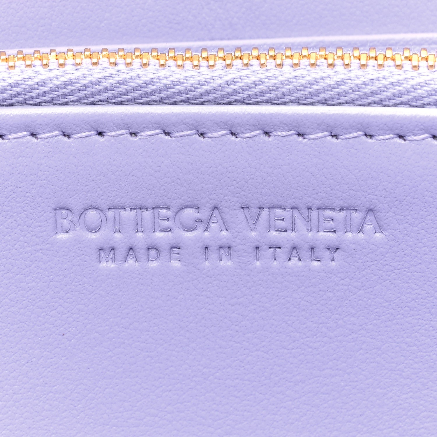 Bottega Veneta Shiny Calfskin Intreccio Wallet Wisteria 8 of 10