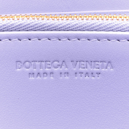 Bottega Veneta Shiny Calfskin Intreccio Wallet Wisteria 8 of 10