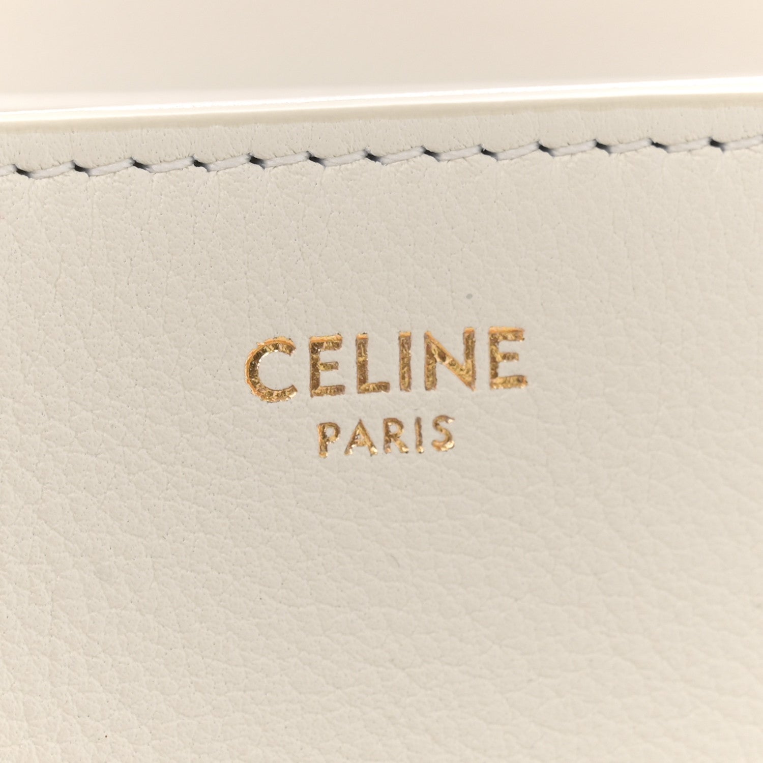 Celine Supple Calfskin Teen Victoire White 6 of 11