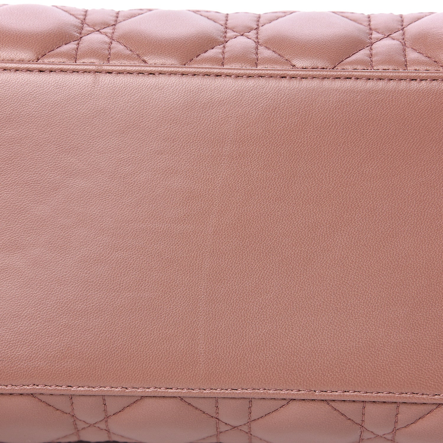 Christian Dior Lambskin Cannage Medium Lady Dior Bois de Rose 9 of 9