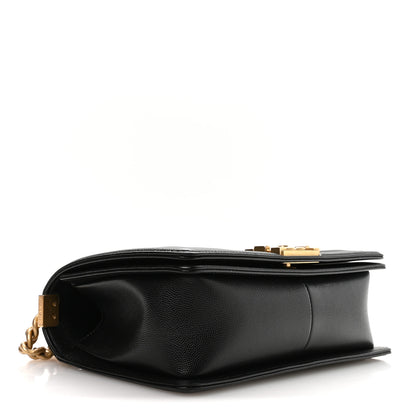 Chanel Caviar Quilted Medium Boy Flap Black 4 of 11