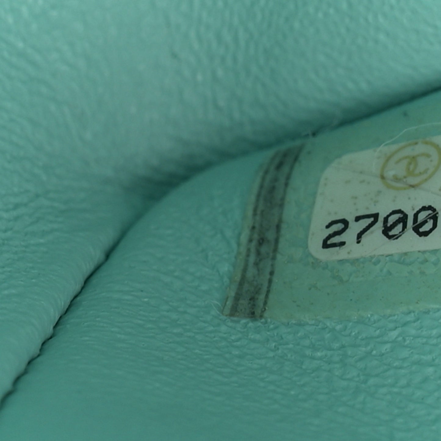Lambskin Quilted Medium Double Flap Light Blue