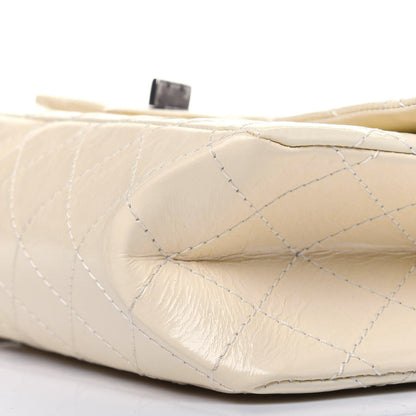 Chanel Aged Calfskin Quilted 2.55 Reissue 226 Flap Ivory 8 of 10