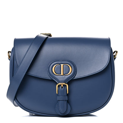 Christian Dior Box Calfskin Medium Bobby Flap Denim Blue 1 of 13