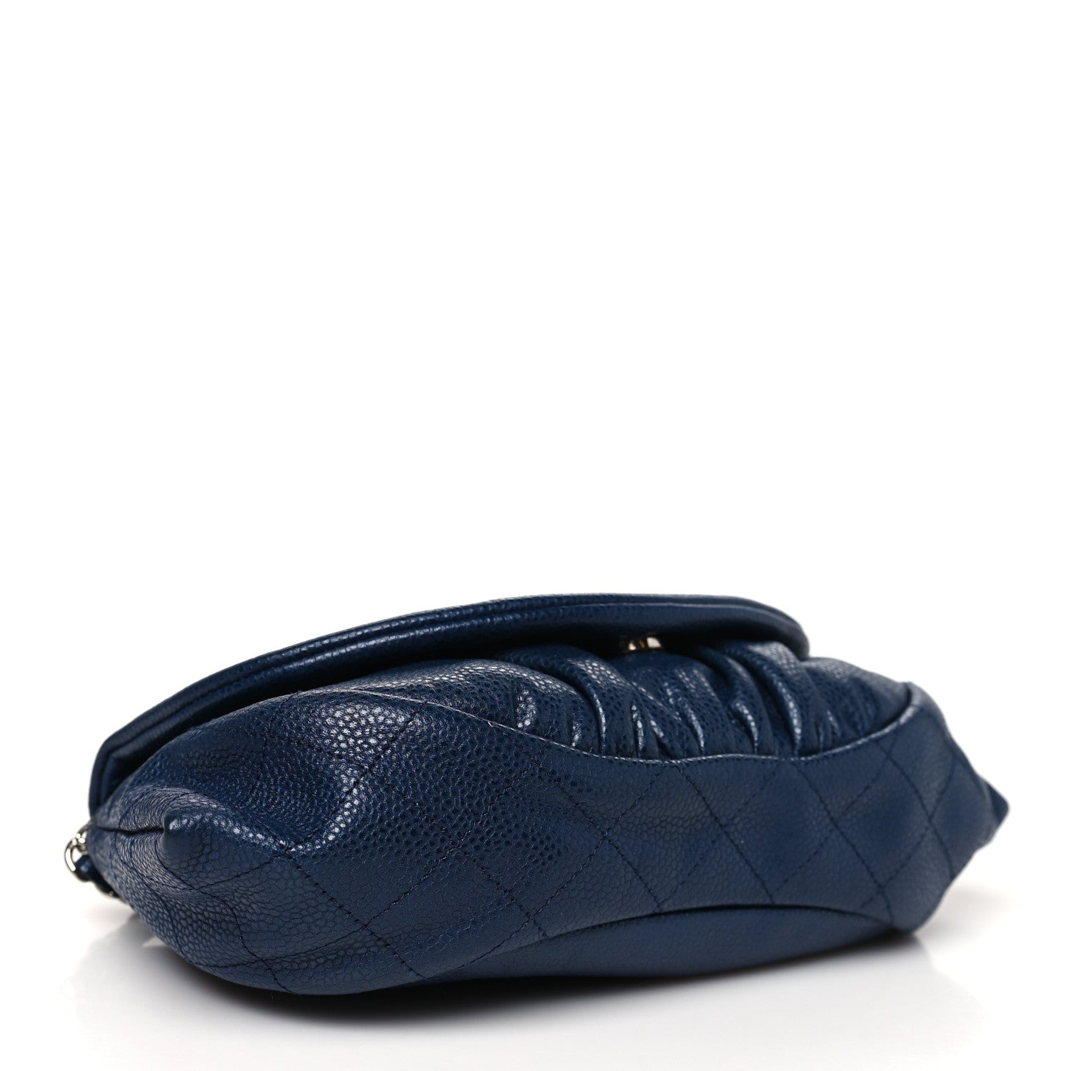 Chanel Caviar Half Moon Wallet On Chain WOC Navy 4 of 11