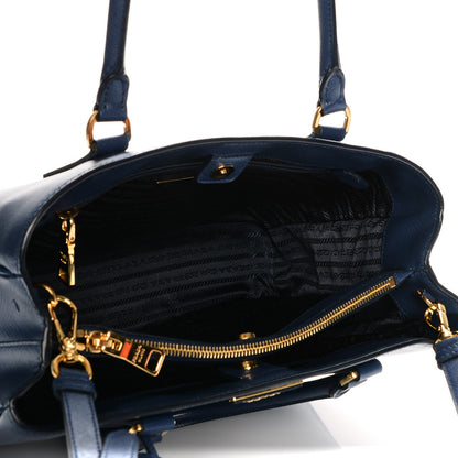 Prada Saffiano Lux Medium Tote Bluette 6 of 8
