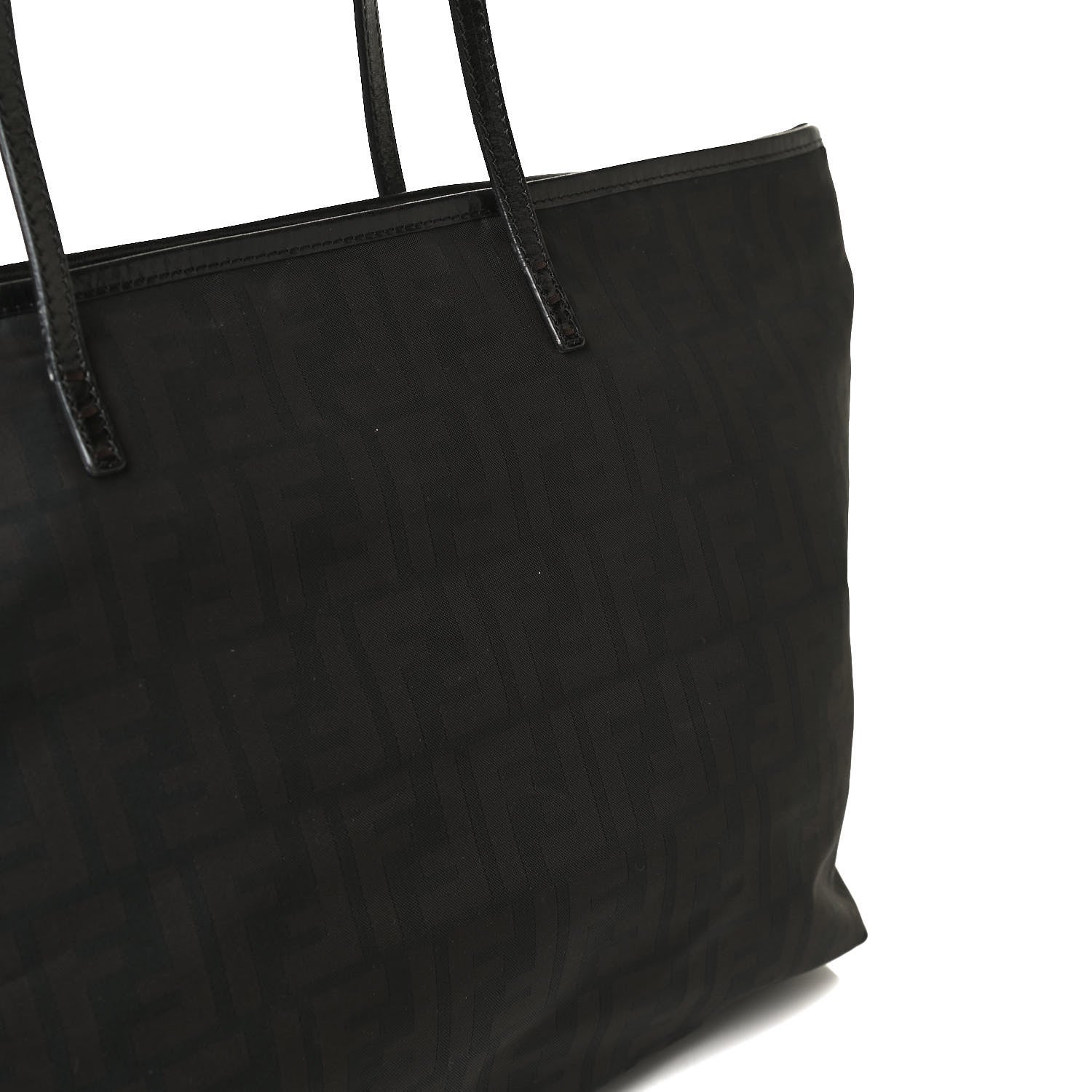 Fendi Nylon Zucca Medium Roll Tote Tobacco 13 of 22
