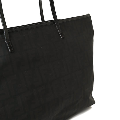 Fendi Nylon Zucca Medium Roll Tote Tobacco 13 of 22