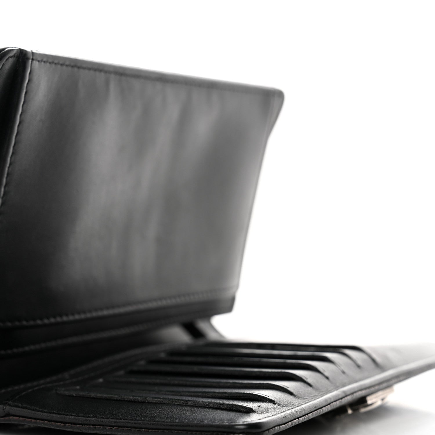 Chanel Caviar Quilted Boy Yen Wallet Black 9 of 11