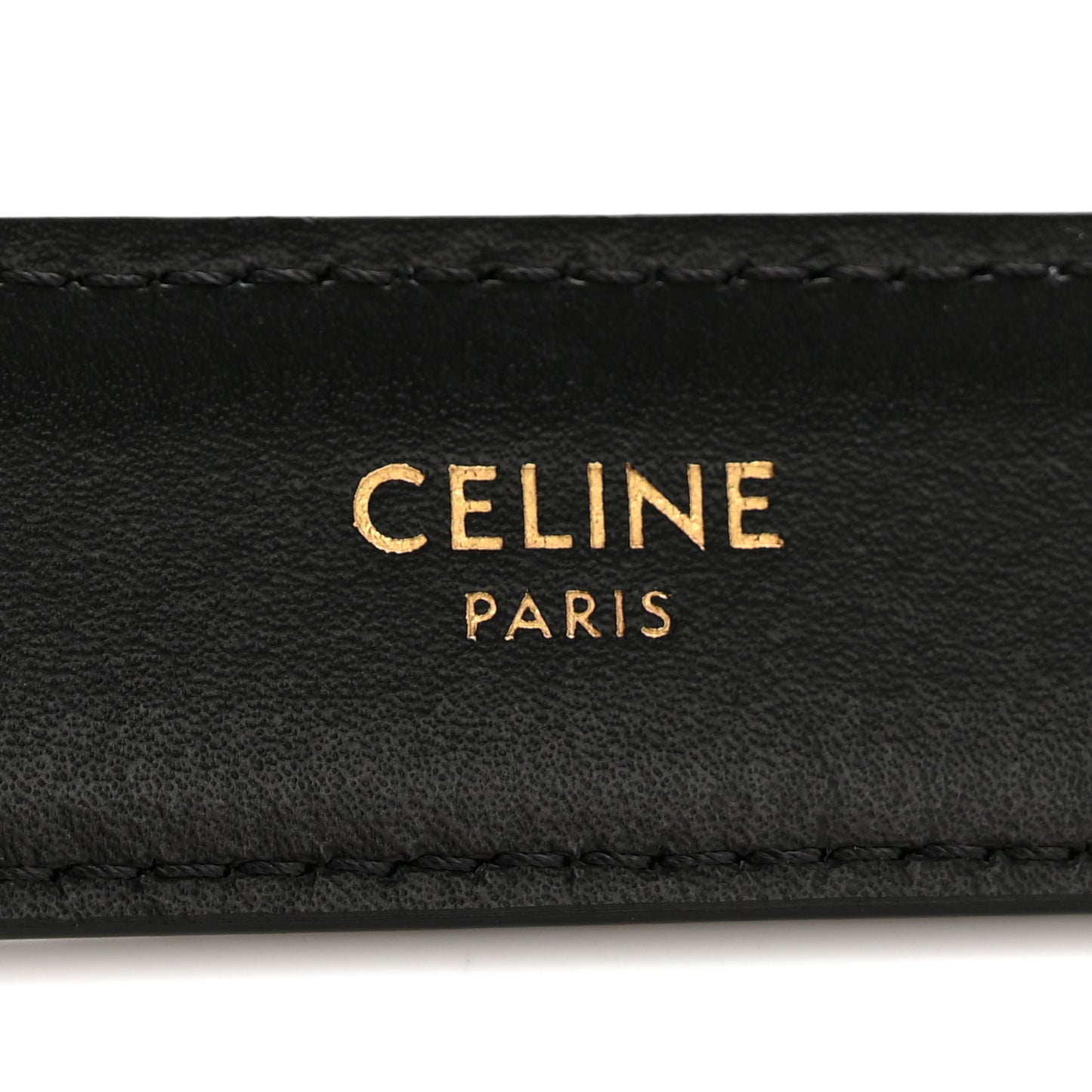 Box Calfskin Medium 25mm Triomphe 75 30 Belt Black