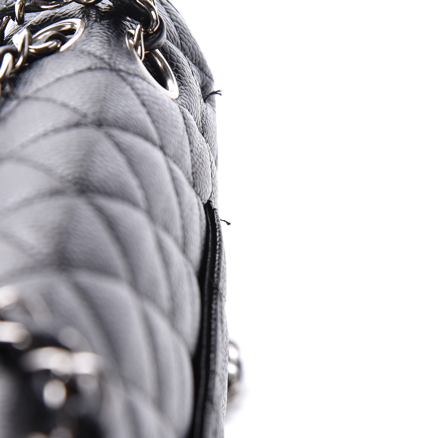 Chanel Caviar Quilted Medium Double Flap Black 13 of 14