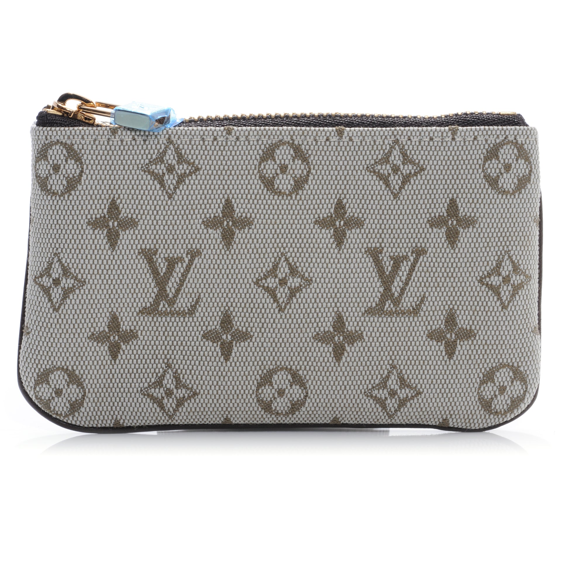 Louis Vuitton Mini Monogram Key Pouch Kaki 1 of 7