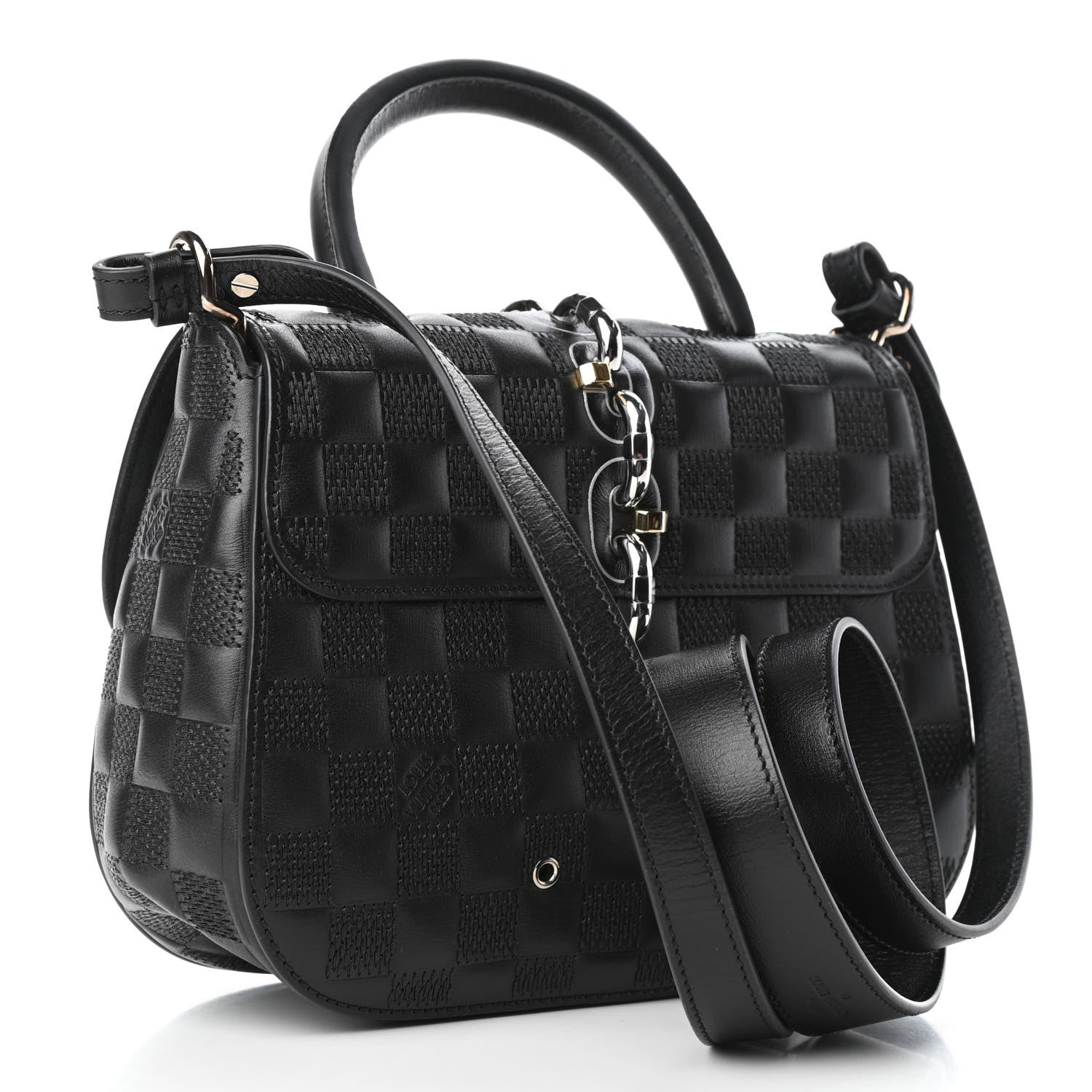 Louis Vuitton Damier Matel Chain It Bag PM Gris 2 of 4