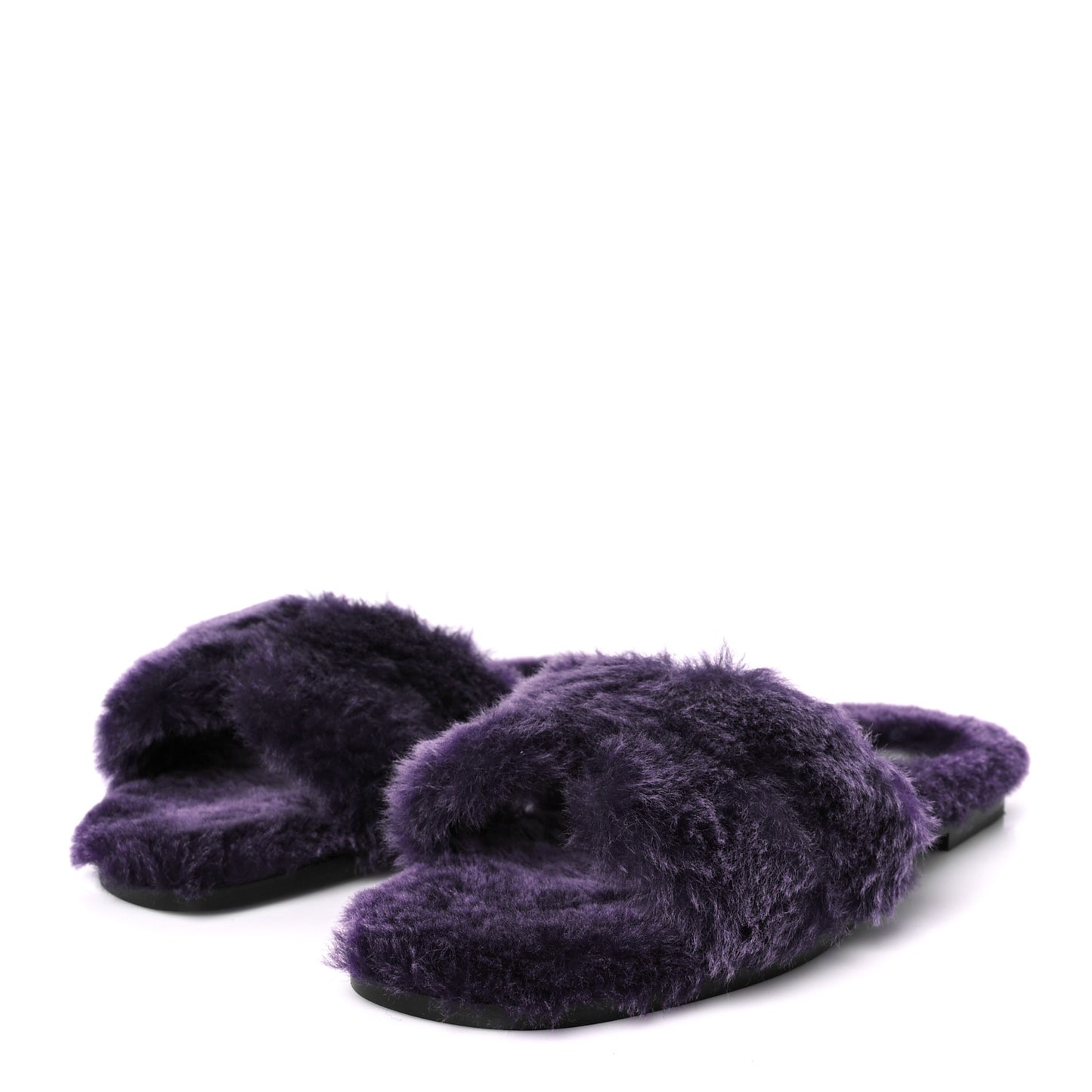 Woolskin Oran Sandals 38.5 Violet Fonce