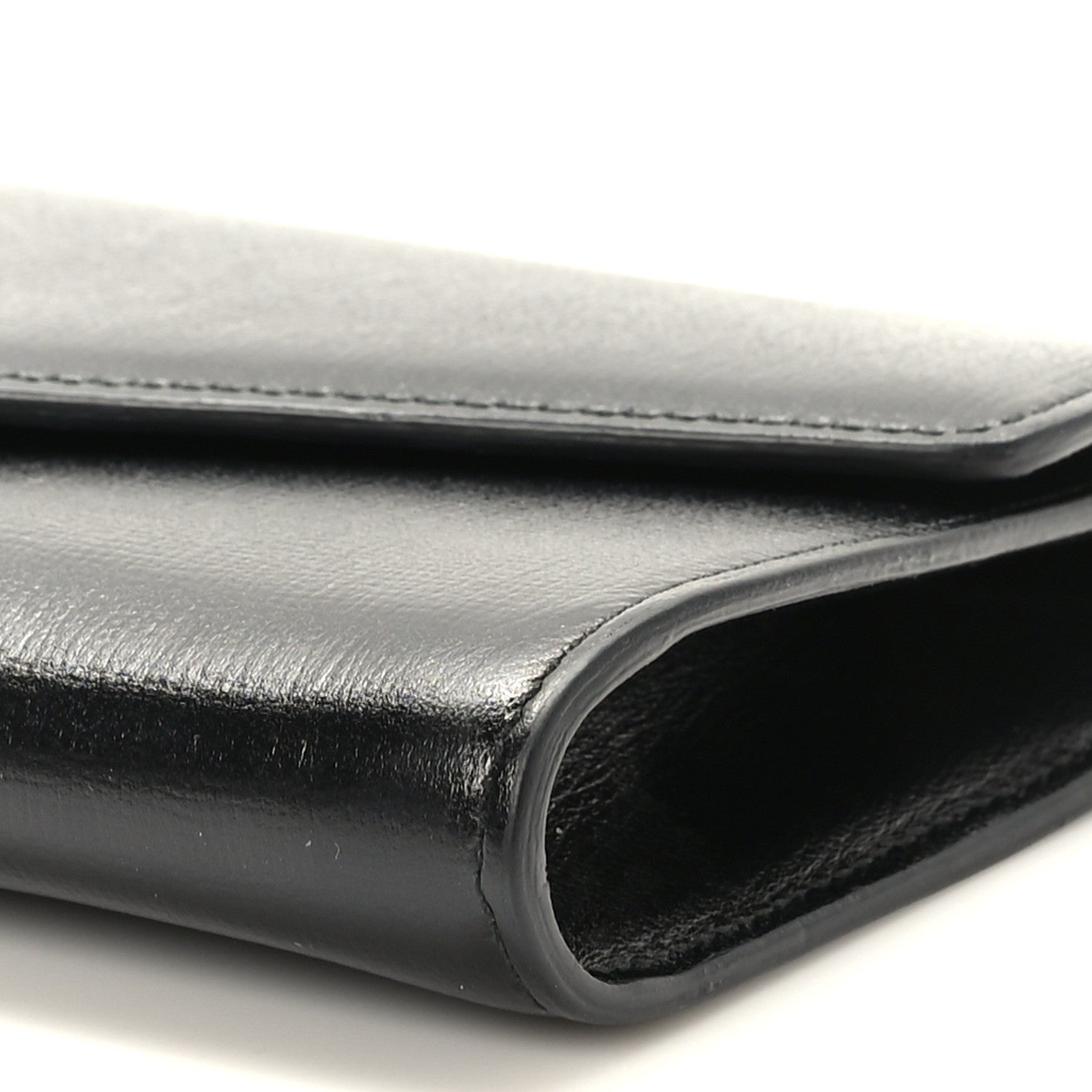 Gucci Textured Calfskin Torchon GG Broadway Envelope Clutch Black 10 of 10