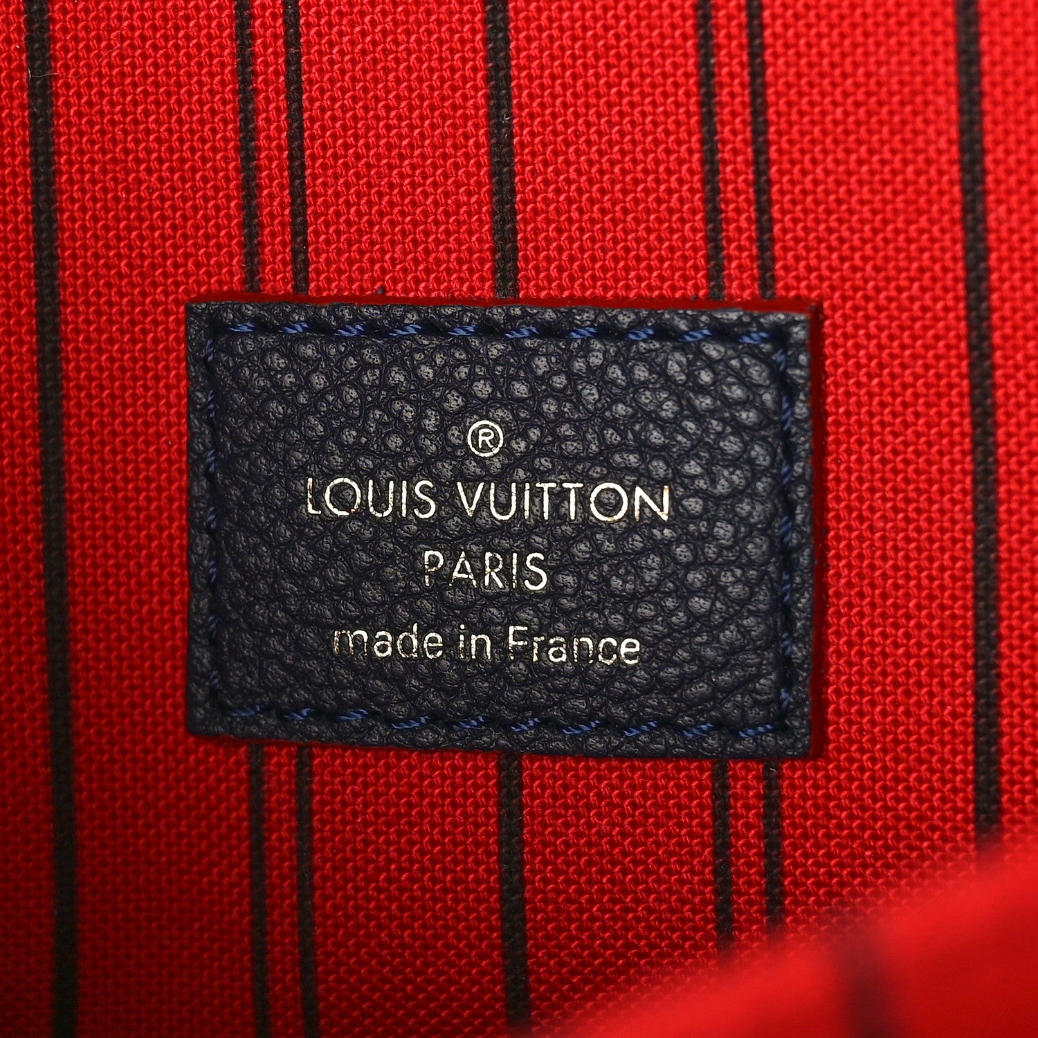 Louis Vuitton Empreinte Pochette Metis Marine Rouge 6 of 8