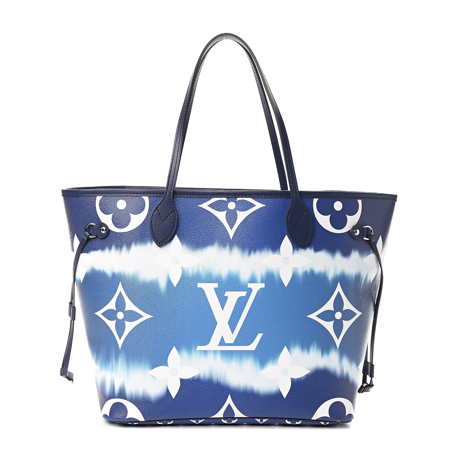 Louis Vuitton Monogram Escale Neverfull MM Blue 1 of 10