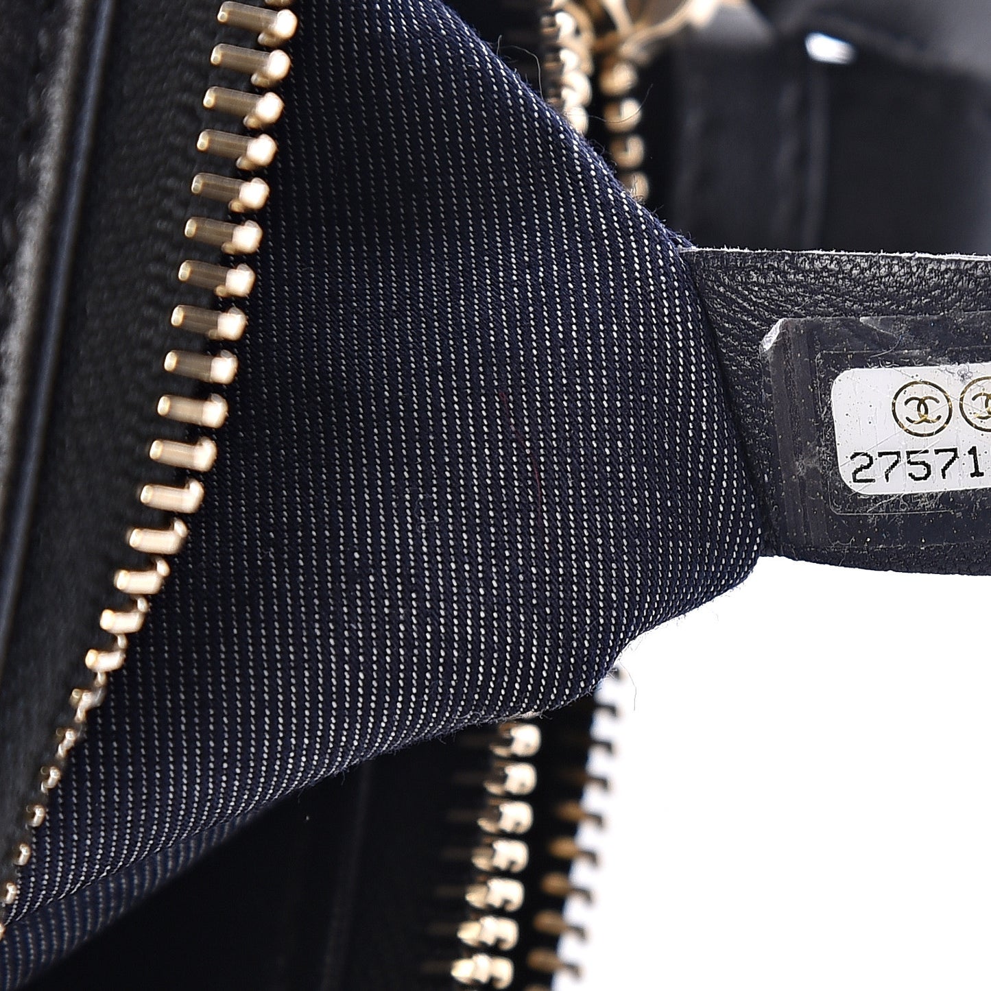 Lambskin CC Mania Waist Belt Bag Black