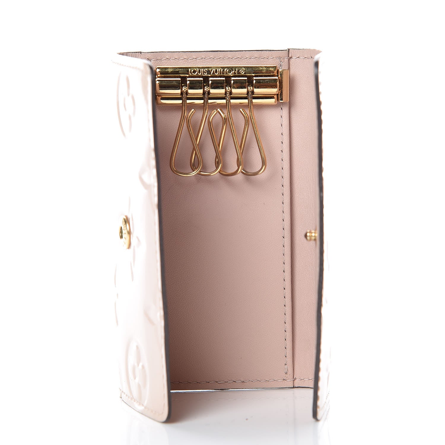 Louis Vuitton Vernis Multicles 4 Key Holder Rose Angelique 9 of 13