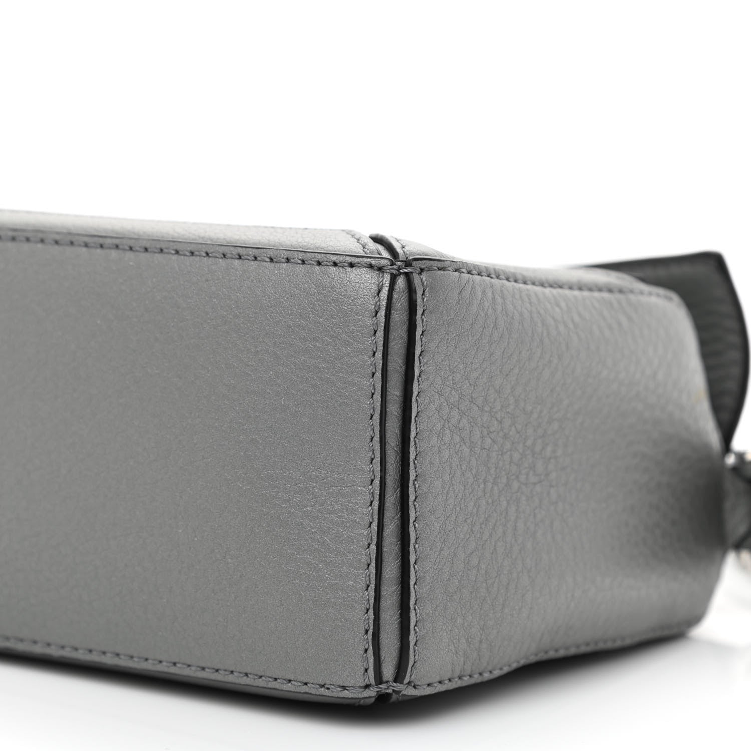 Loewe Metallic Calfskin Mini Puzzle Bag Gunmetal 10 of 11