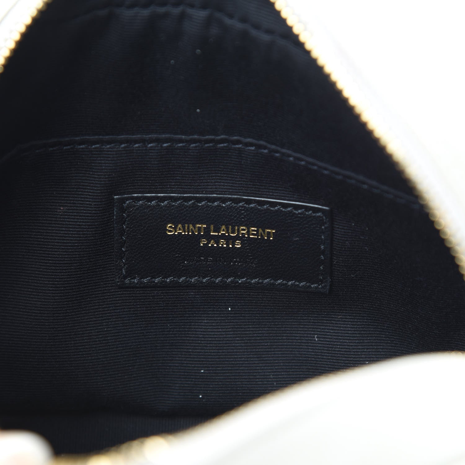 Saint Laurent Calfskin Matelasse Monogram Lou Belt Bag Ivory 6 of 12