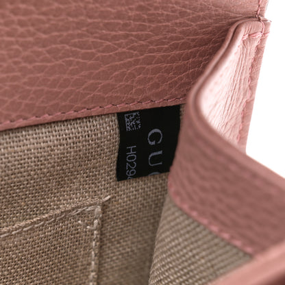 Gucci Dollar Calfskin Small Interlocking G Shoulder Bag Soft Pink 7 of 11