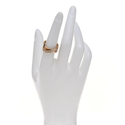 Cartier 18K Pink Gold Diamond Paris Nouvelle Vague Ring 53 6.5 2 of 5