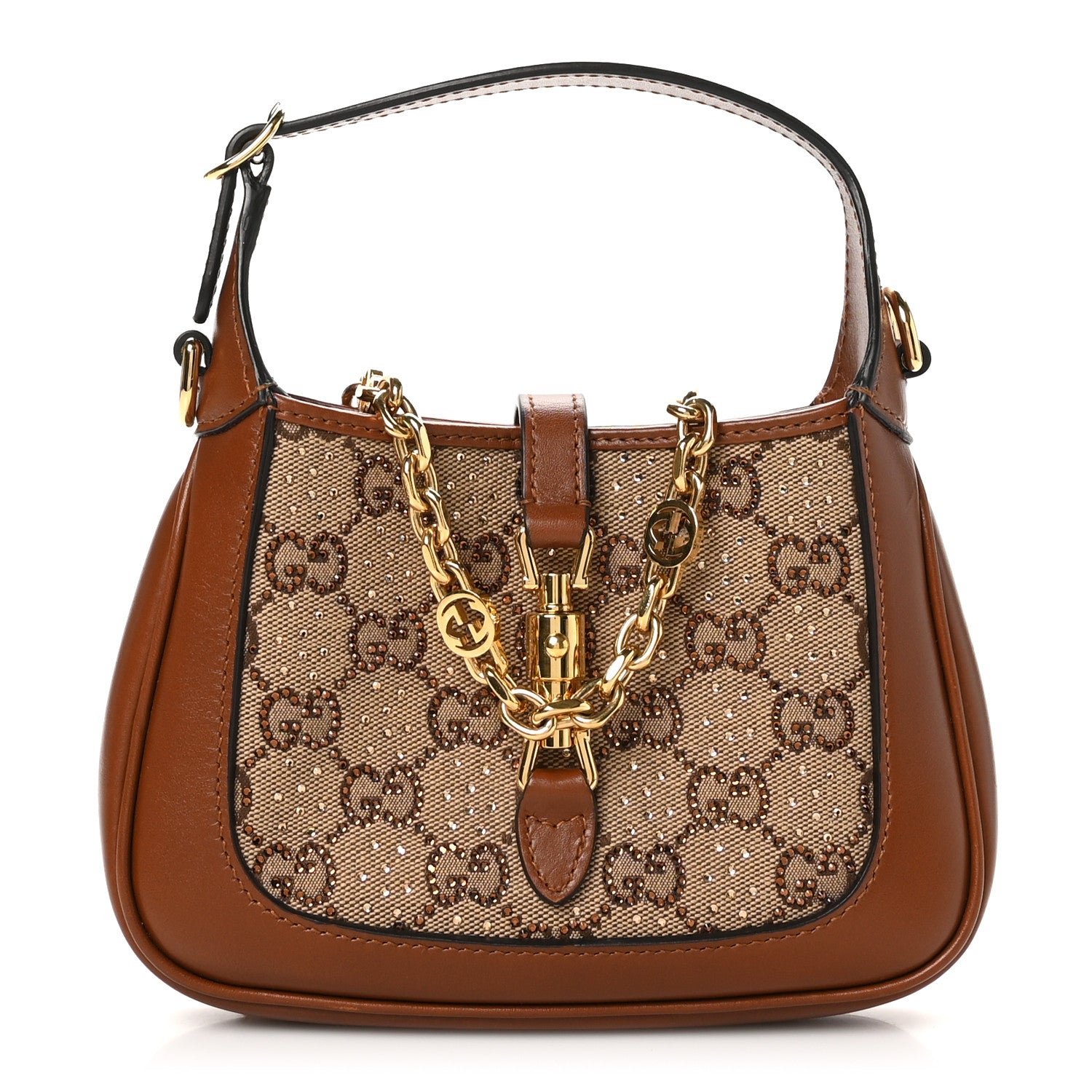 ♡こむぎ♡さん専用GUCCI　バック Gucci Jackie small pouch in sand and brown GG canvas | GUCCI® US