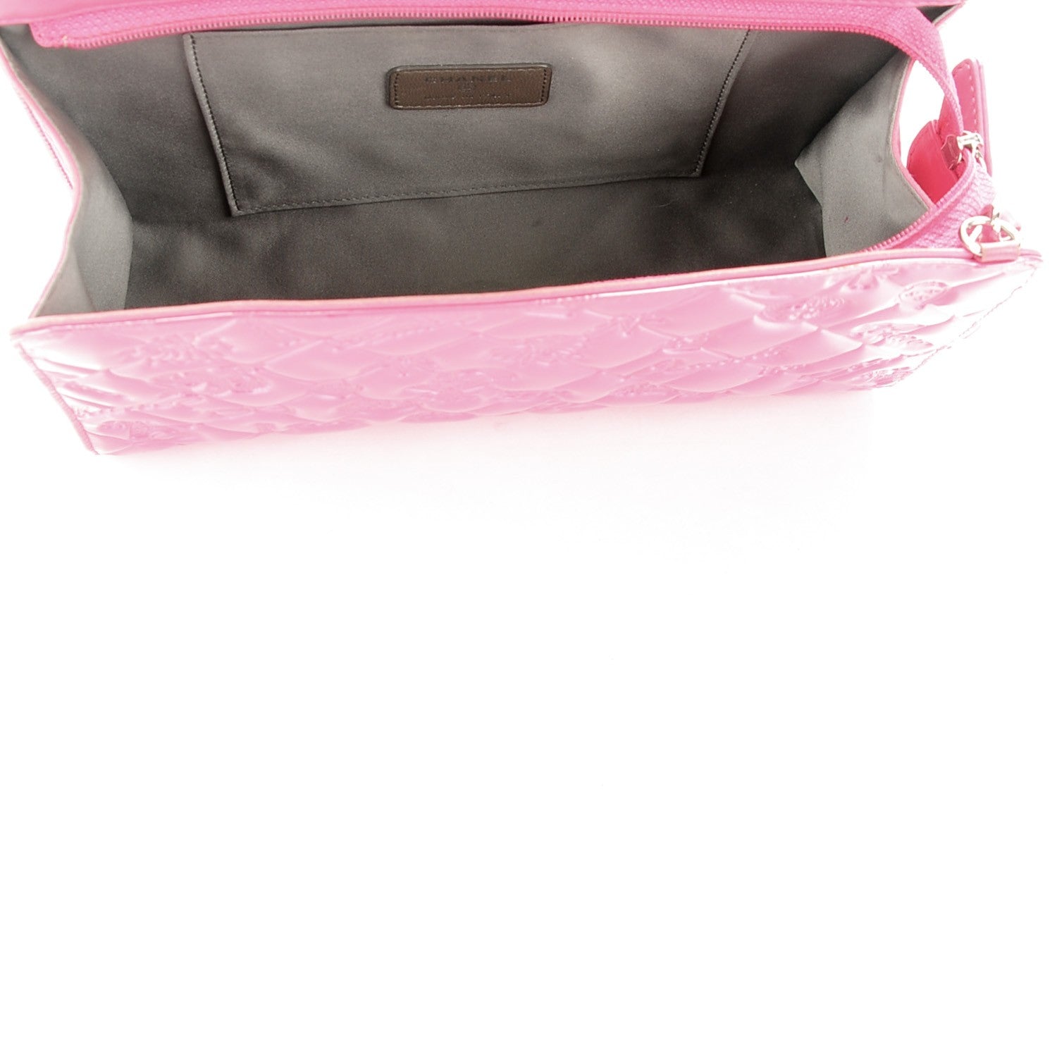 Chanel Patent Calfskin Lucky Symbols Pochette Pink 5 of 7