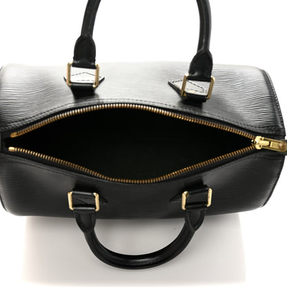 Louis Vuitton Epi Speedy 25 Black 5 of 11