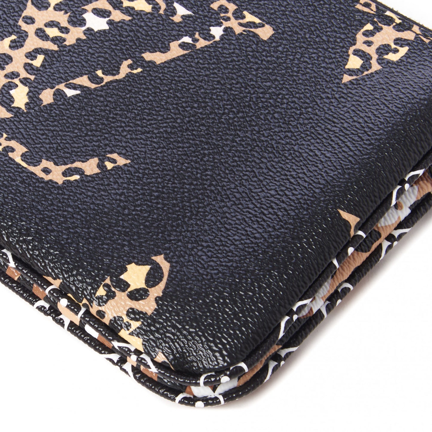 Monogram Giant Jungle Pochette Double Zip Black